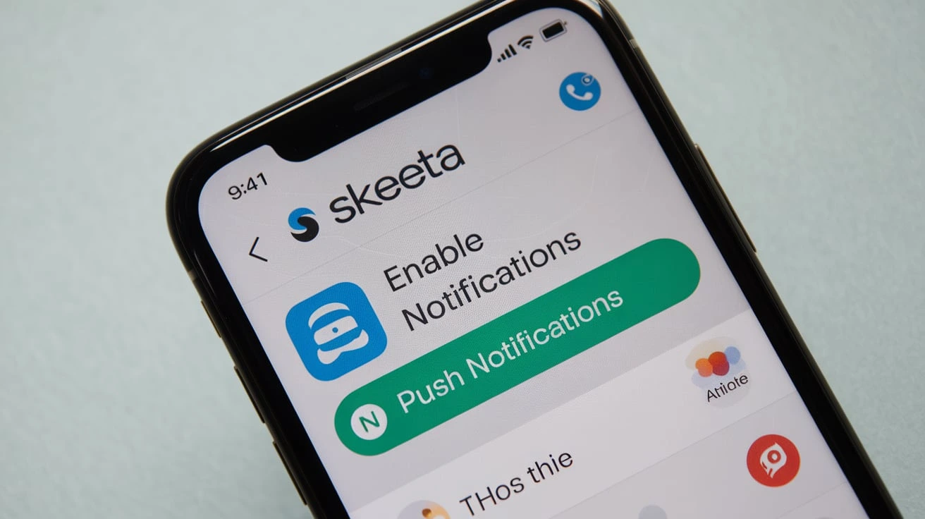 skeeta app how to set push notifications for all users