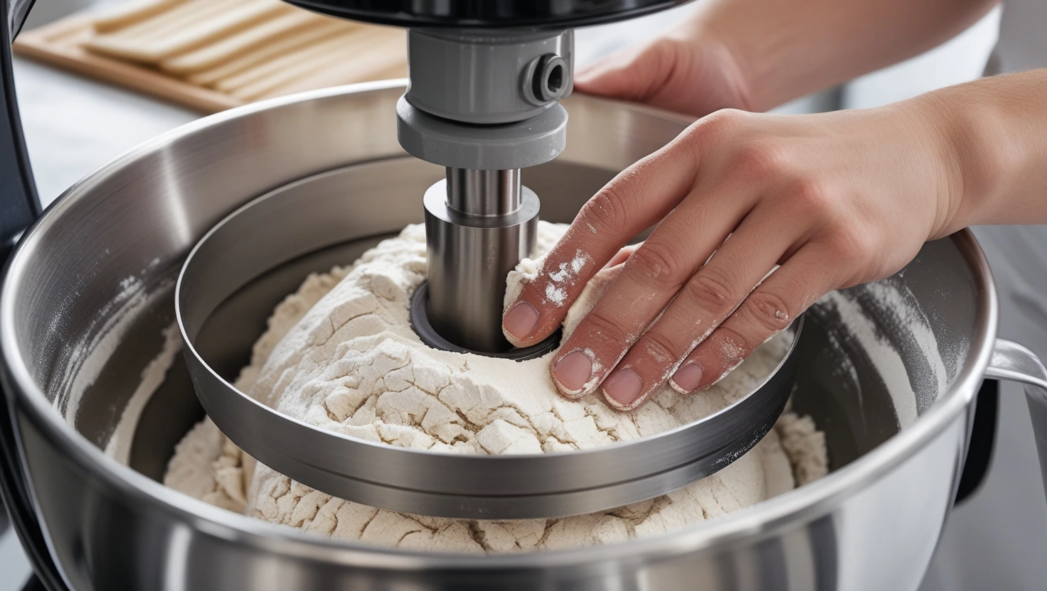 ankarsrum stand mixer clean dough roller shaft seal​