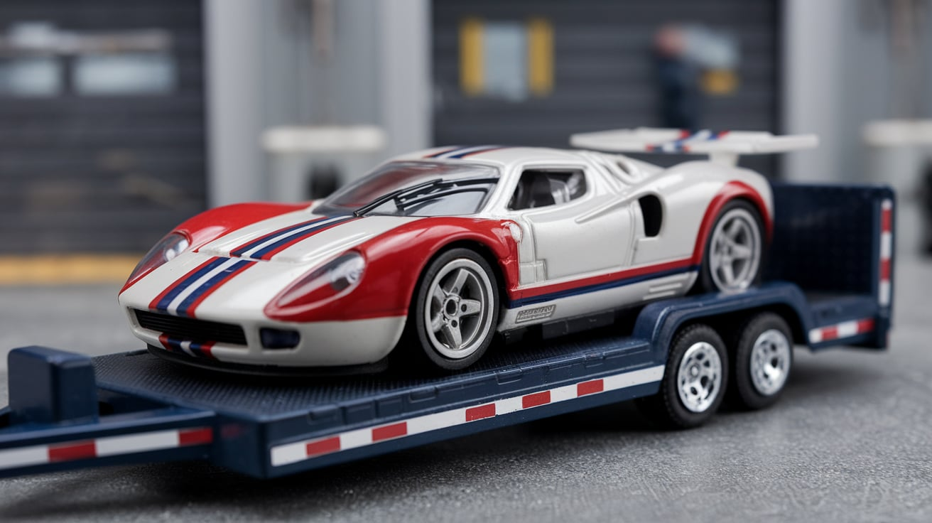 Jada Toys Speed Racer International flatbed with Mach 5