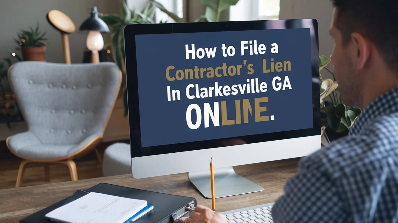 file a contractor's lien in clarkesville ga online